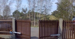 Купить распашные ворота из штакетника Узловая, цена от 2726 руб.